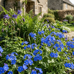 Omphalodes cappadocica 'Cherry Ingram' - Petite bourrache
