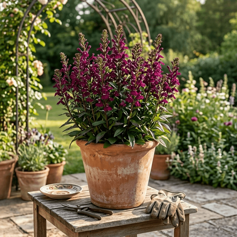 Lobelia x speciosa 'Starship Burgundy'