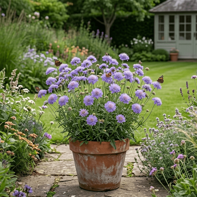 Scabiosa columbaria 'Butterfly Blue'