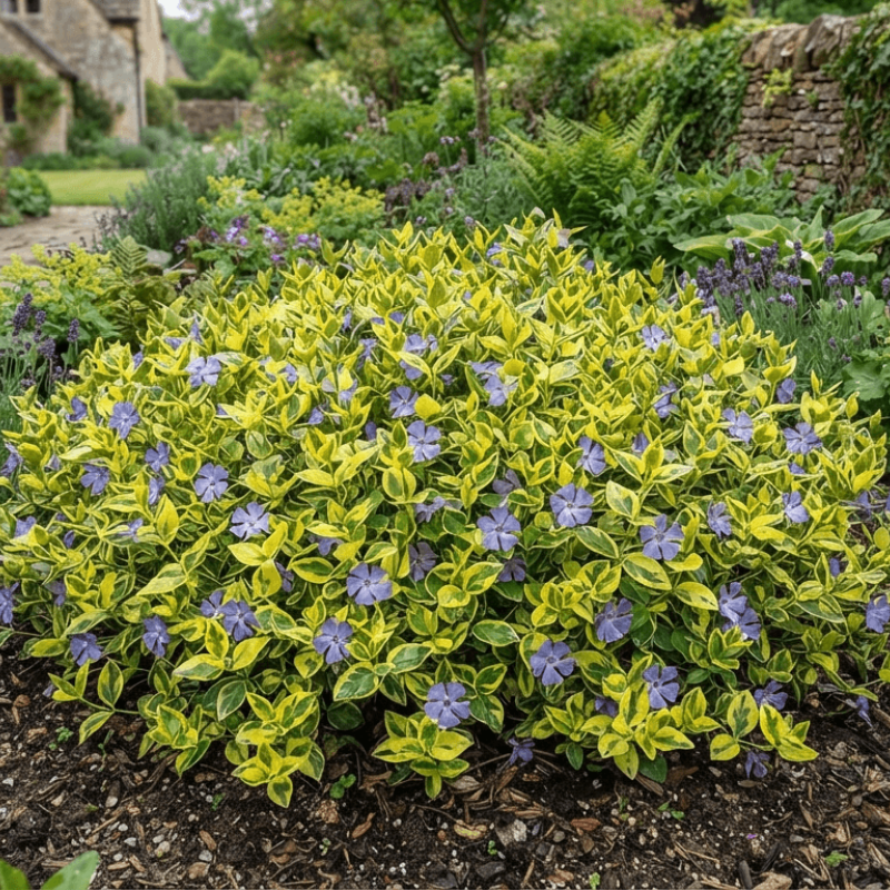 Vinca minor 'Illumination'