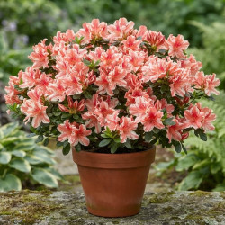 Azalea japonica ‘Ben Morrison’ - Azalée japonaise