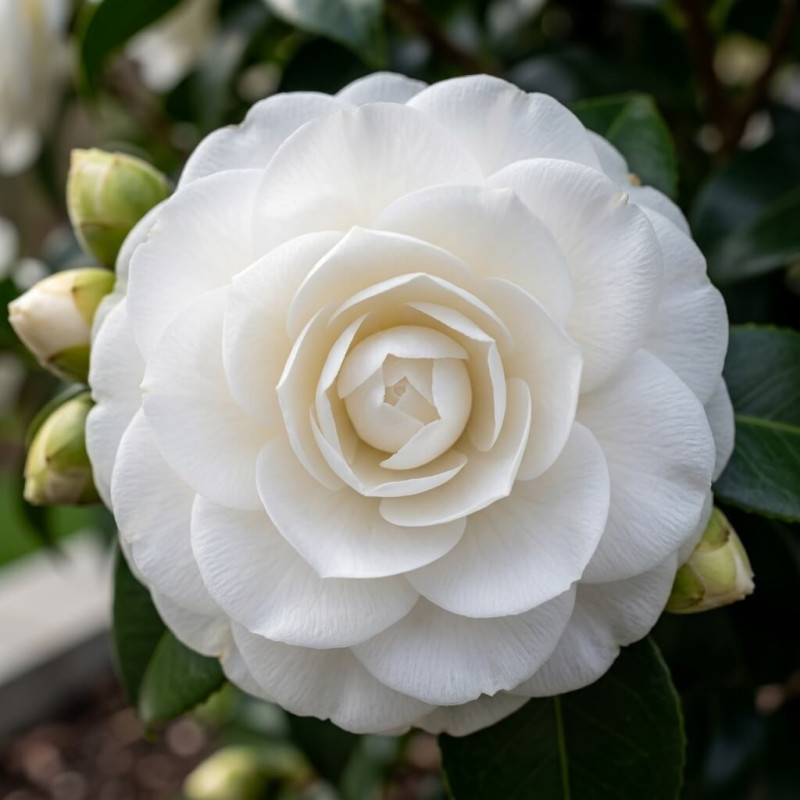 Camellia japonica Sea Foam