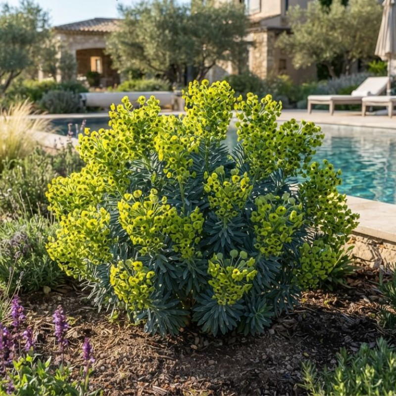 Euphorbia characias ‘Blue Wonder’ - Euphorbe des garrigues