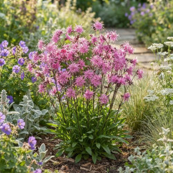Lychnis flos-cuculi 'Jenny' - Oeillet des prés rose