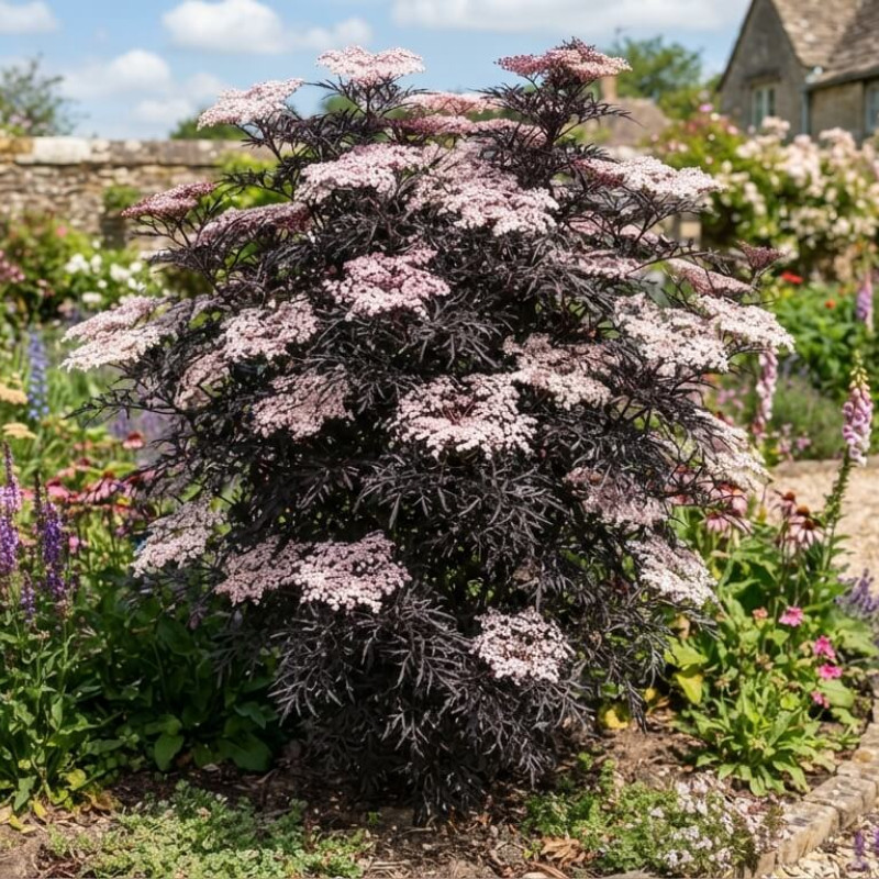 Sambucus nigra 'Laced Up' ® - Sureau noir