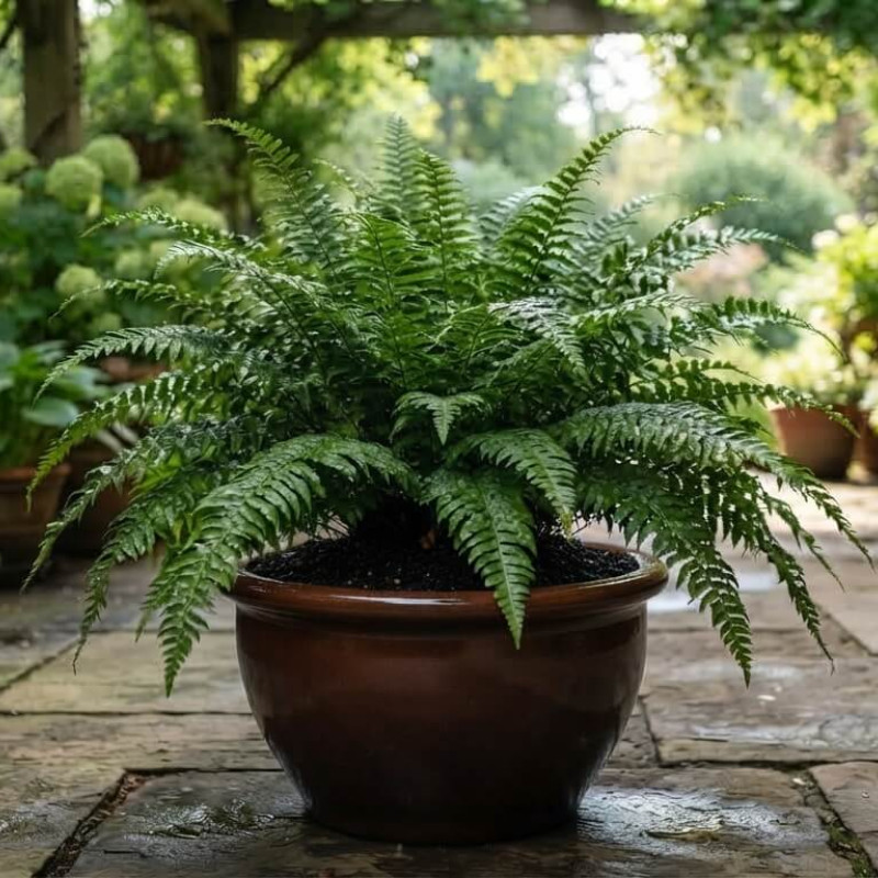 Nephrolepis exaltata 'Arctic Jungle' - Fougère de Boston