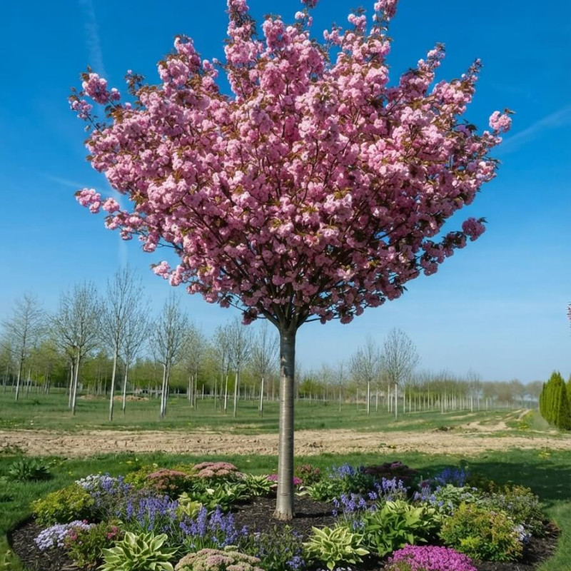 Prunus serrulata 'Kanzan' - Ceriser à fleurs