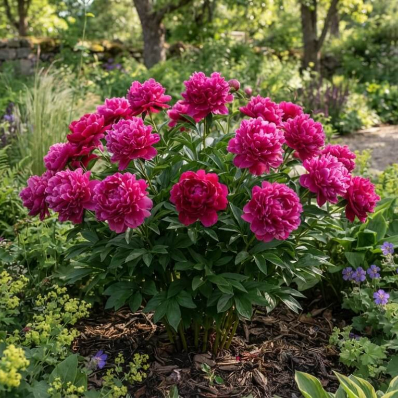 Paeonia x lactiflora 'Karl Rosenfield'