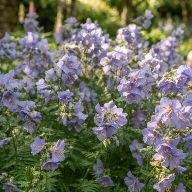 Polemonium caeruleum 'Lambrook Mauve' - Valériane grecque