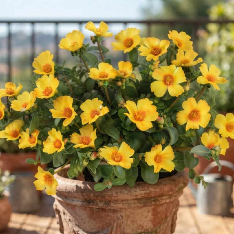 Portulaca 'Tropical Punch' - Pourpier à grandes fleurs